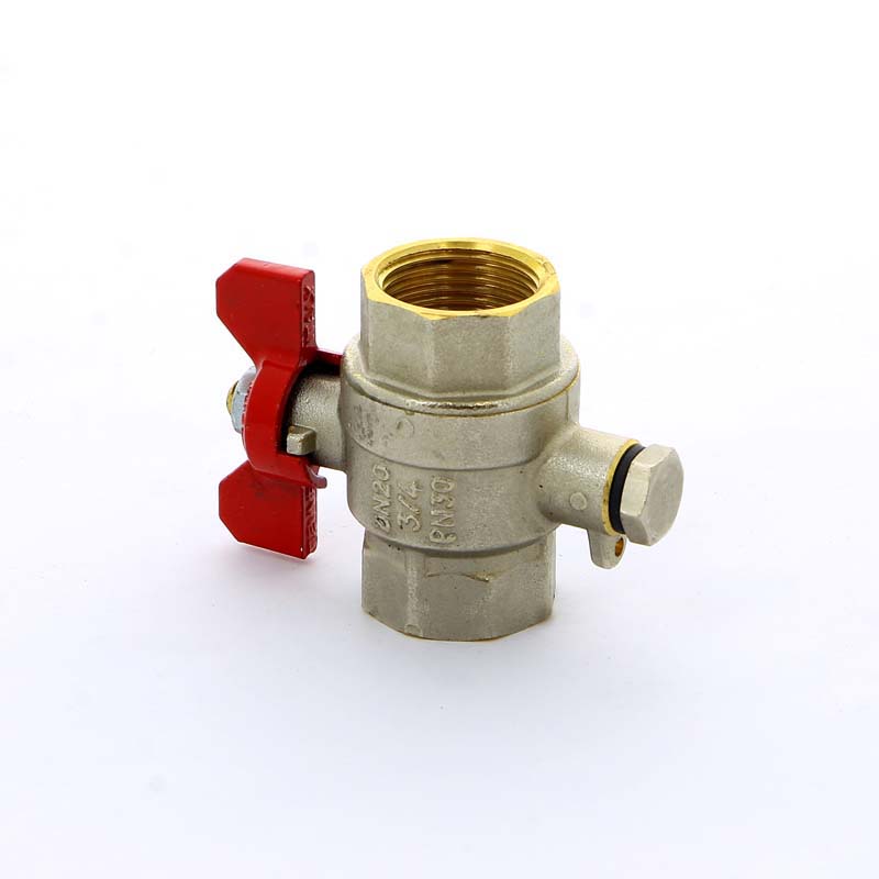 Кран ВВ с отверстием для термометра TIEMME 3/4" 2980001 - Вид №1