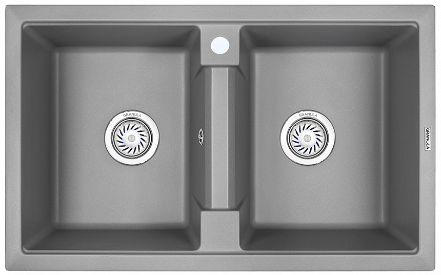 8101, АЛЮМИНИУМ, кухонная мойка, кварц GRANULA 8101-ST276 - Вид №1