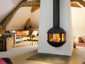 Focus creation Камин с панорамным остеклением Edofocus