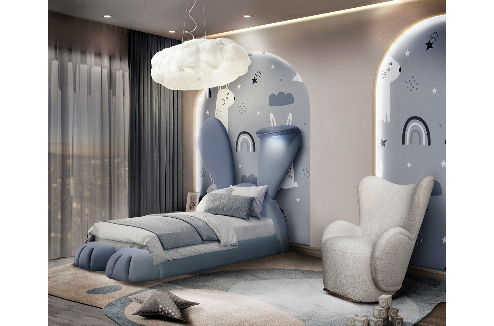 CIST750 Детские ковры Рассказ кита Circu  - Вид №5