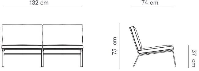 NORR11 2-х местный кожаный диван Man sun-id-1373749 - Вид №6