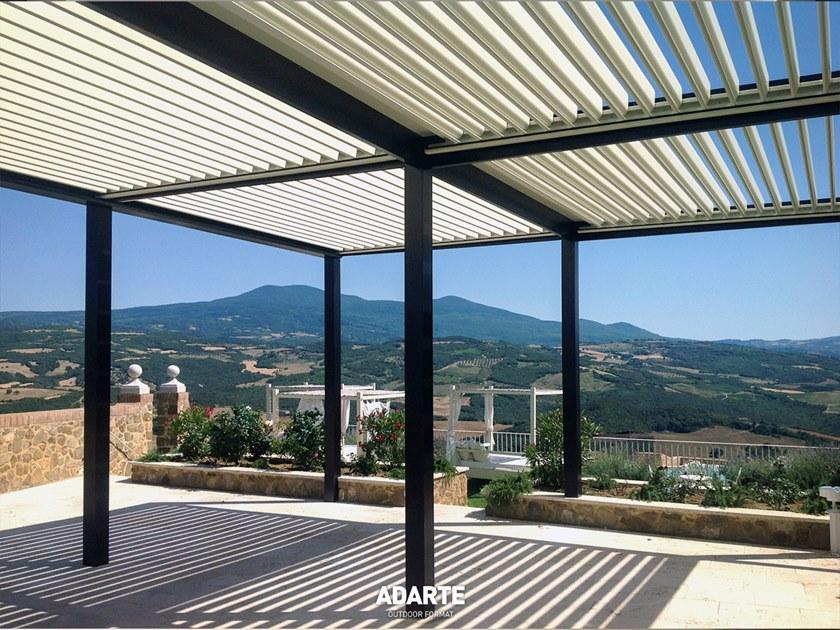 ADARTE Алюминиевая пергола с регулируемыми жалюзи  A105  - Вид №1