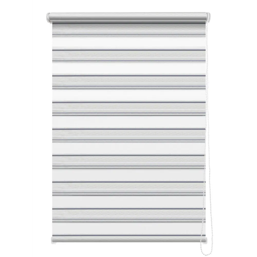 Штора рулонная день-ночь Granada 60x160 см серая MIAMOZA Коллекция 2024г STLM-2127804