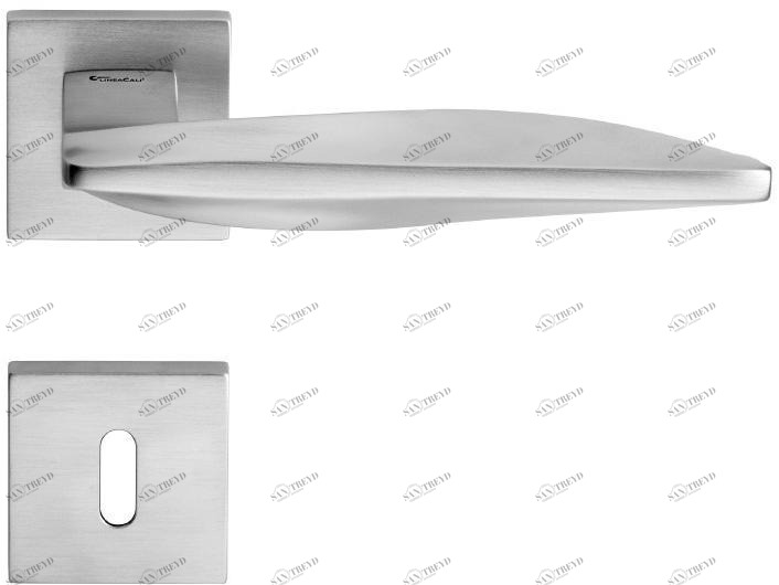 LINEA CALI' Ручка из латуни на розетке с замком Aqua sun-id-1475112