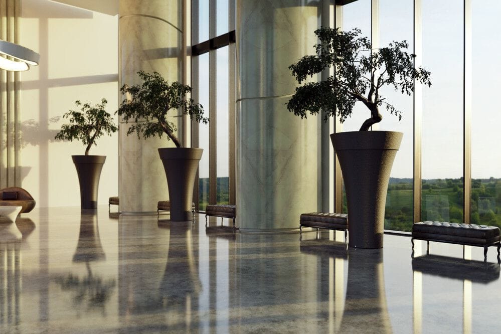 Стеклопластик высокий плантатор GANSK MAXIMO ARCH-00151637