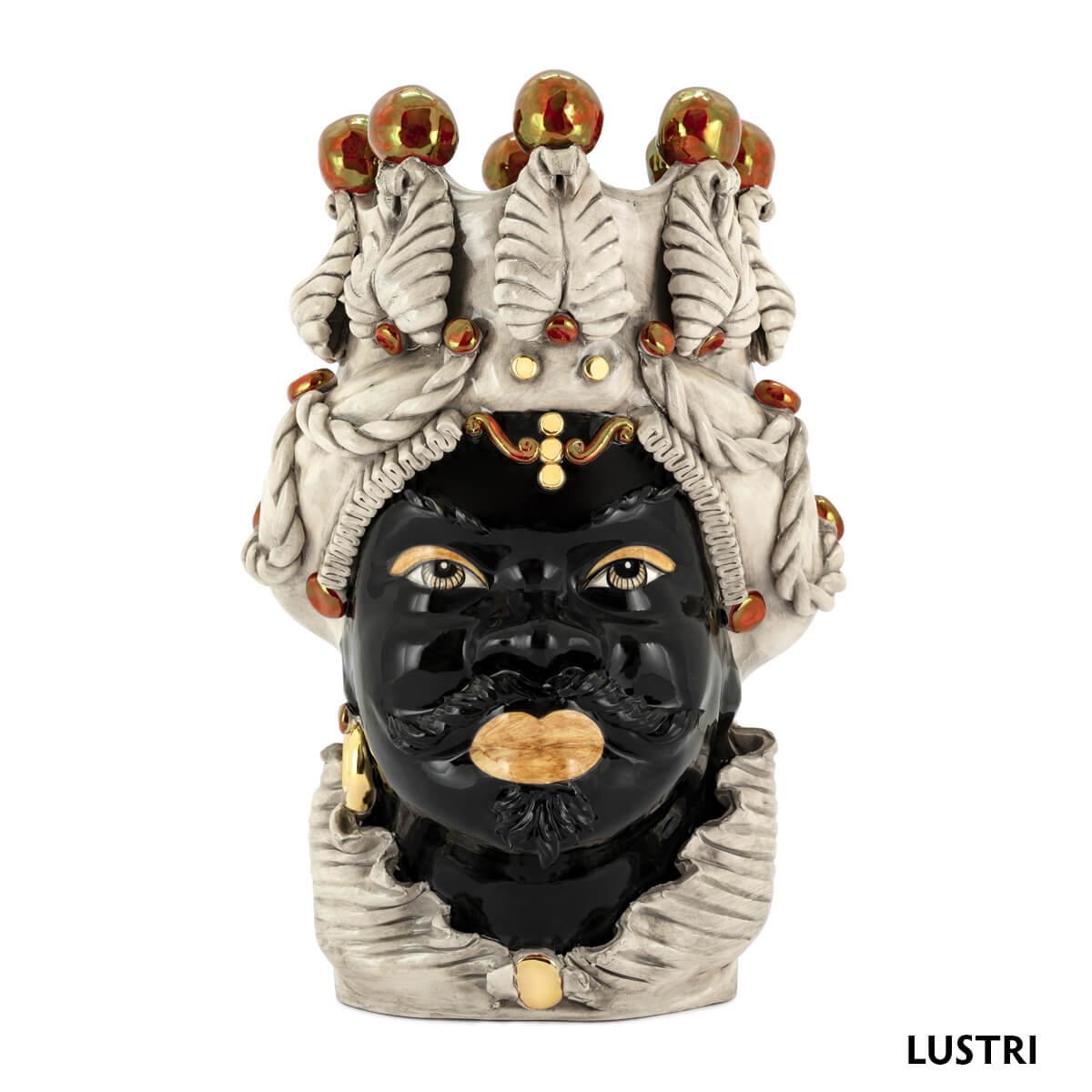 200655-80 ABHIKA ВАЗА МУЖСКАЯ МОРО БОЛЬШАЯ BLUE  - Вид №6