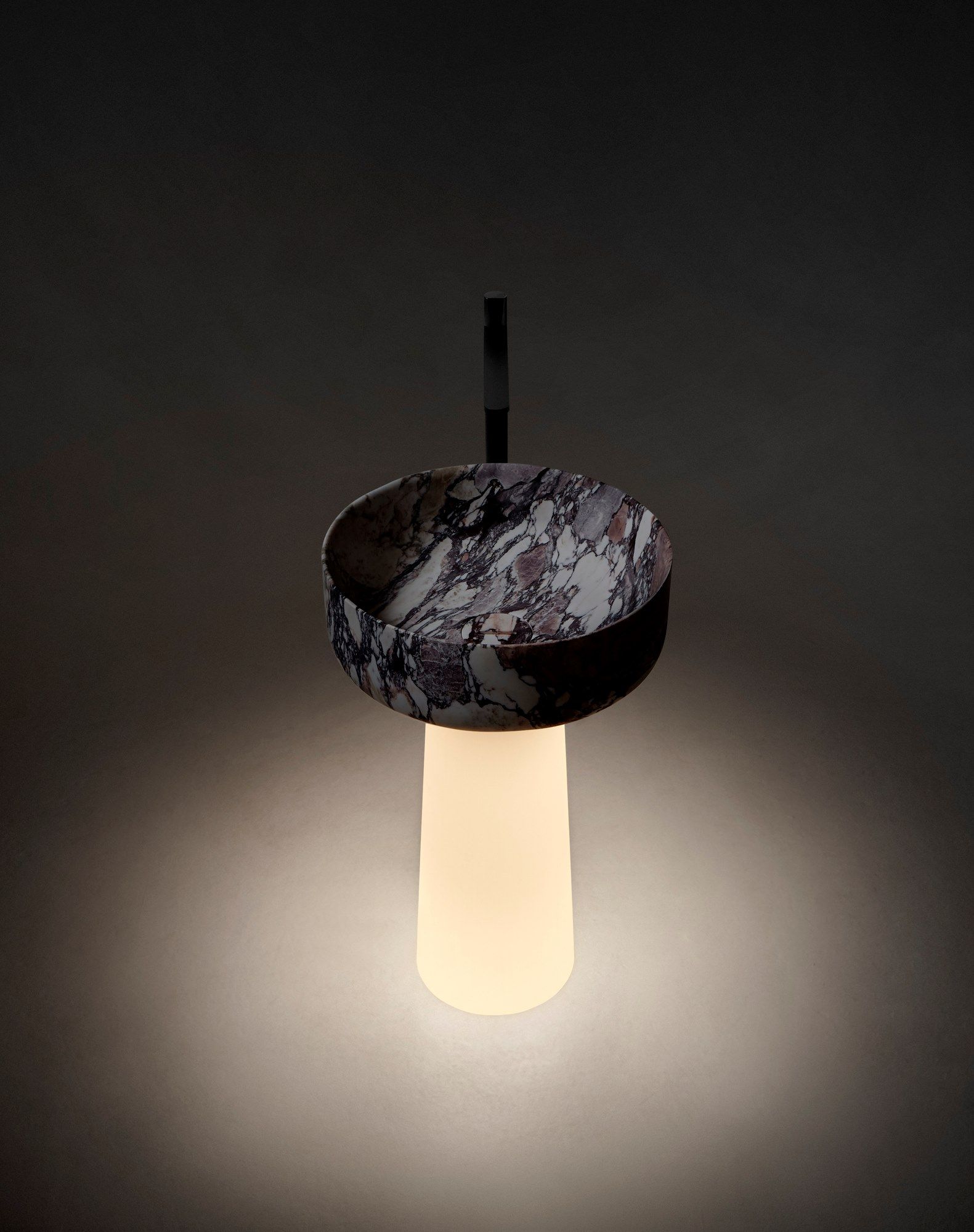 Круглая отдельно стоящая раковина из мрамора Calacatta и Flumood Antoniolupi ALBUME LUX ARCH-00117963 - Вид №3