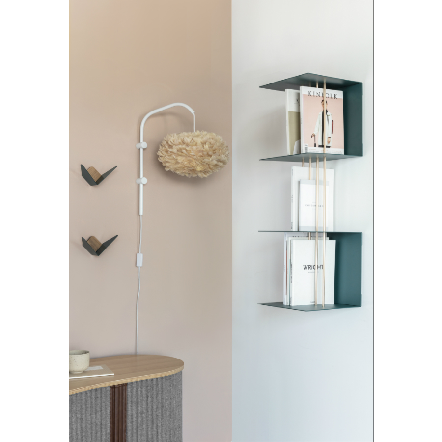 4150 Основание для бра willow mini wall hanger white h 50 cm UMAGE  - Вид №4