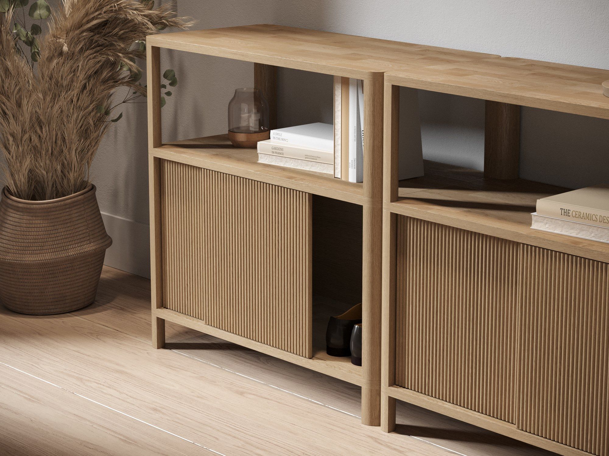 Модульный книжный шкаф из массива дерева Woodendot Cloe ARCH-00100242 - Вид №9