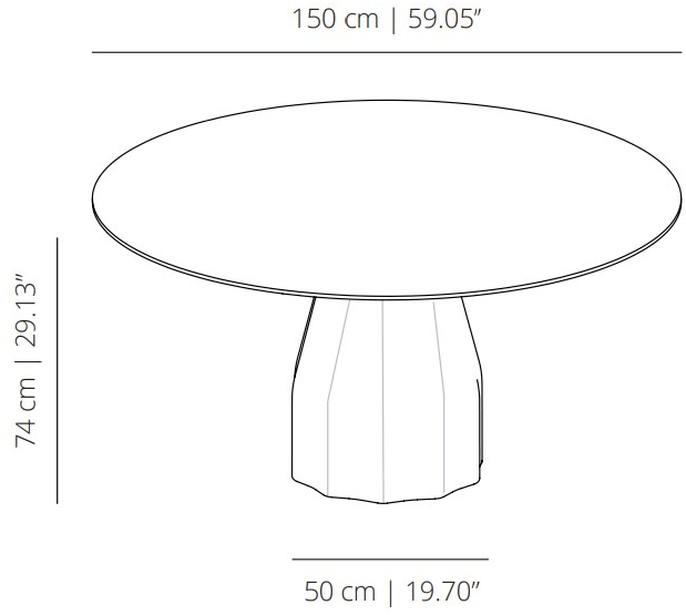 Viccarbe Круглый стол Burin sun-id-1487631 - Вид №7
