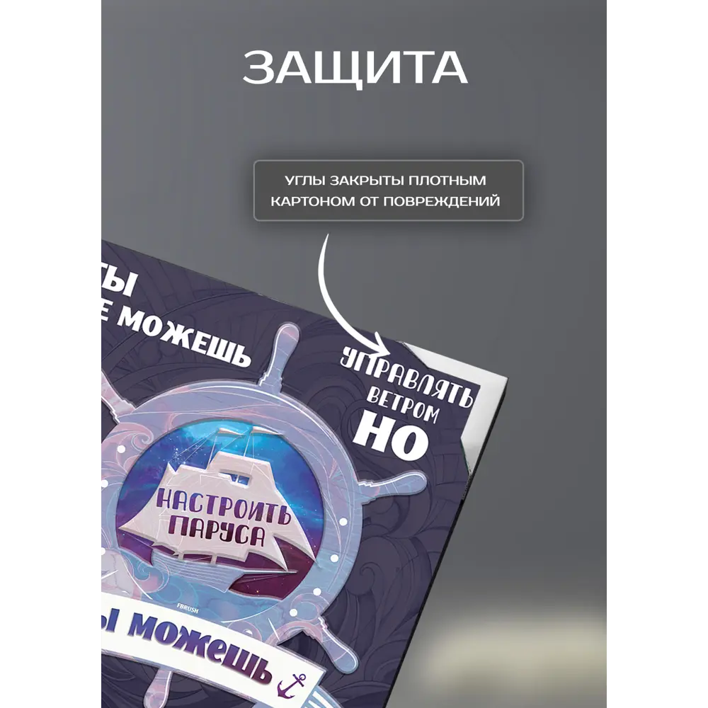 Картина на холсте Ты можешь 30x30 см FBRUSH STLM-2049832 - Вид №4