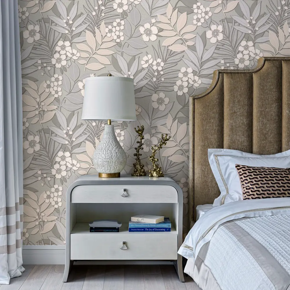 Обои флизелиновые Euro Decor Mia зелёные 1.06 м 6009-04 Santreyd STLM-2101755 - Вид №2