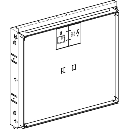GEBERIT 461.451.00.1 Монтажная коробка Geberit GIS для зеркального шкафа Geberit ONE  - Вид №1