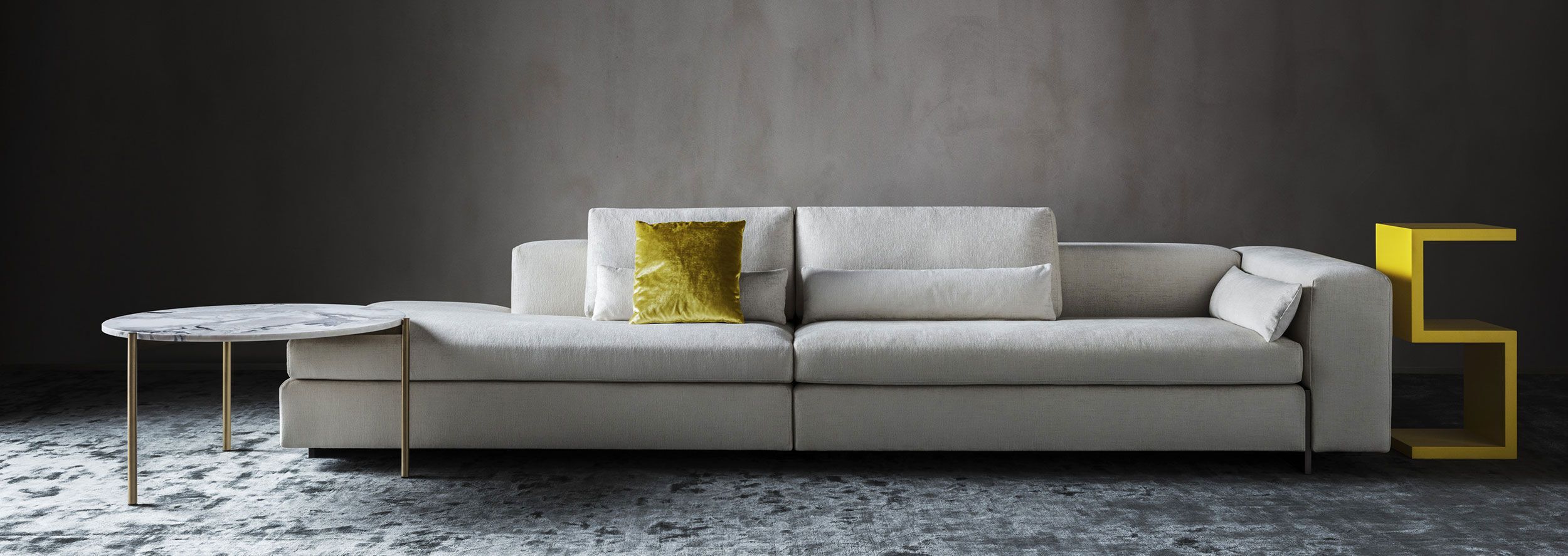 Круглый мраморный журнальный столик OAK Metronome ARCH-00102107 - Вид №7