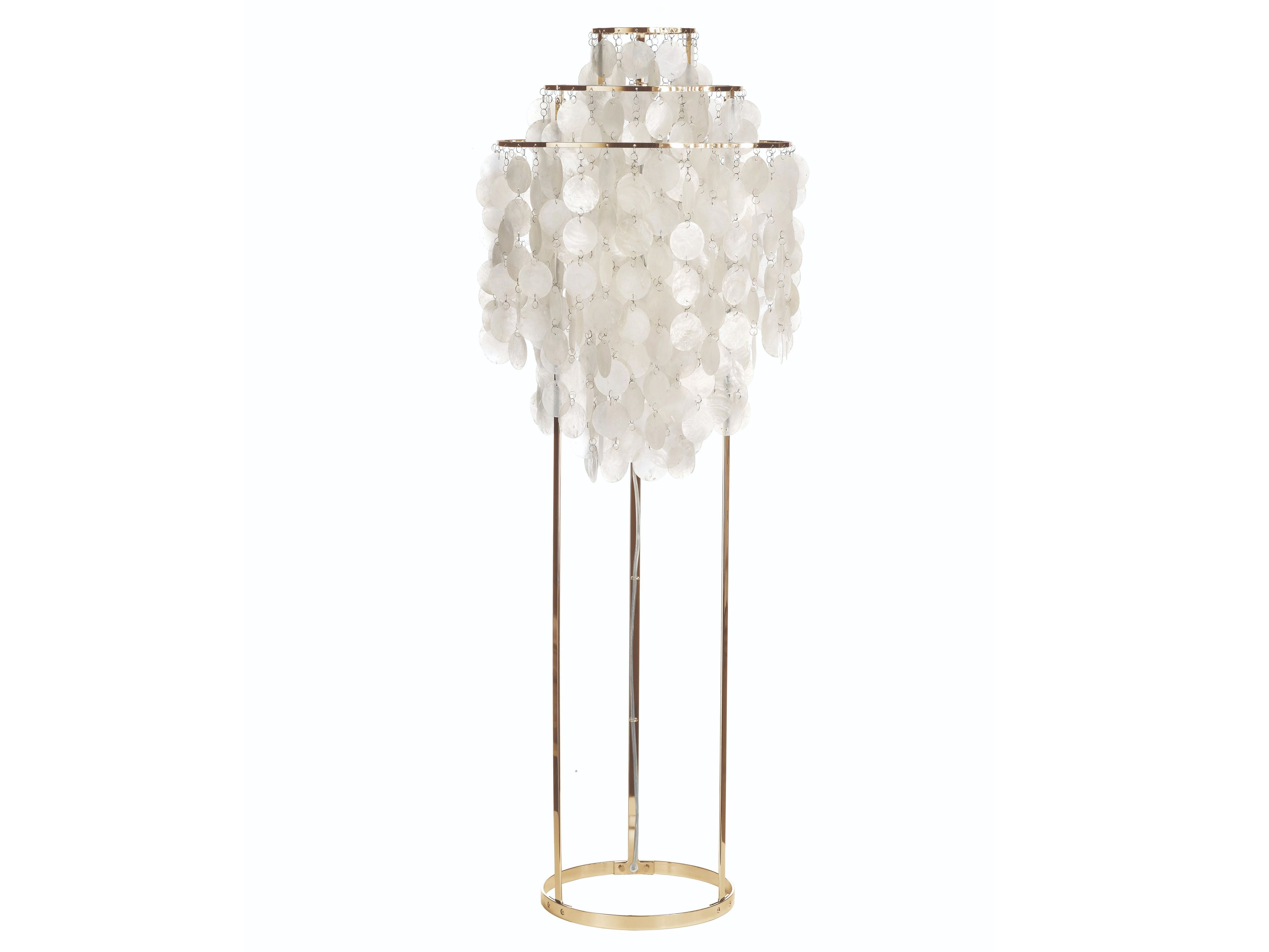 Торшер из перламутра и латуни VERPAN Fun Mother of Pearl ARCH-00125083