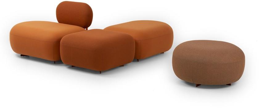 True Design Квадратный пуф с полкой для журналов Code Cd 60sq / cd 75sq - Вид №9