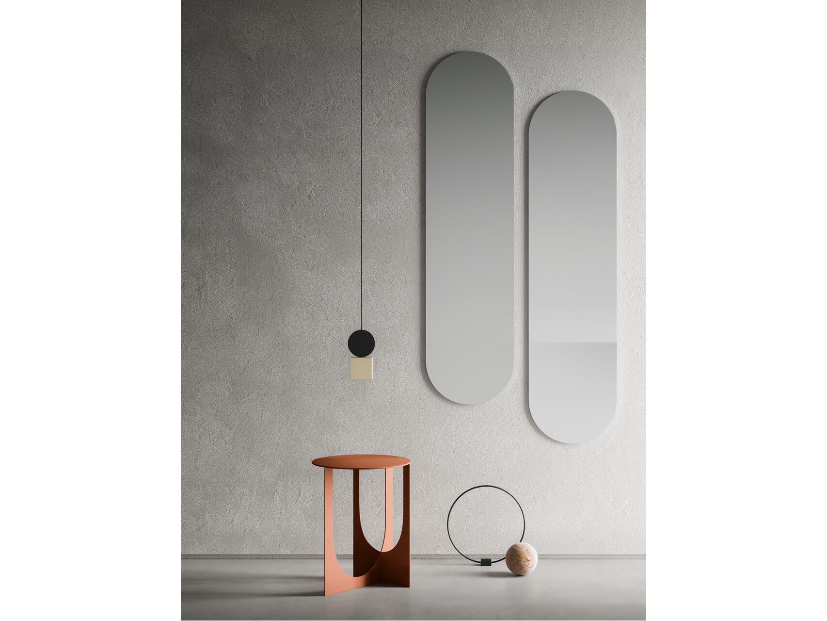 Овальное настенное зеркало Santalucia Mobili Homy ARCH-00057732 - Вид №3