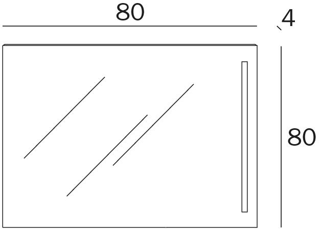 INDA® Настенное зеркало со встроенной подсветкой для ванной sun-id-1350480 - Вид №4
