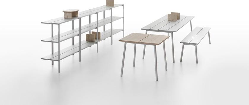 Emeco Прямоугольный алюминиевый стол Run sun-id-1409547 - Вид №3