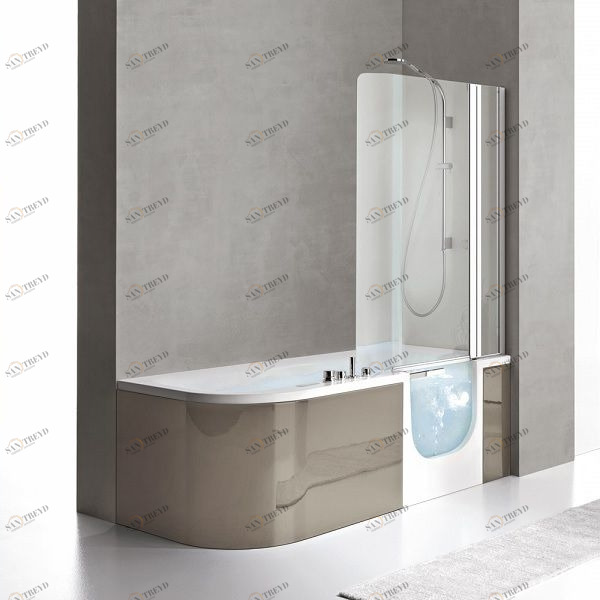 Ванна с душевой кабиной и гидромассажем FOR ALL BOX 180 см 3FLA1D4W Gruppo Geromin