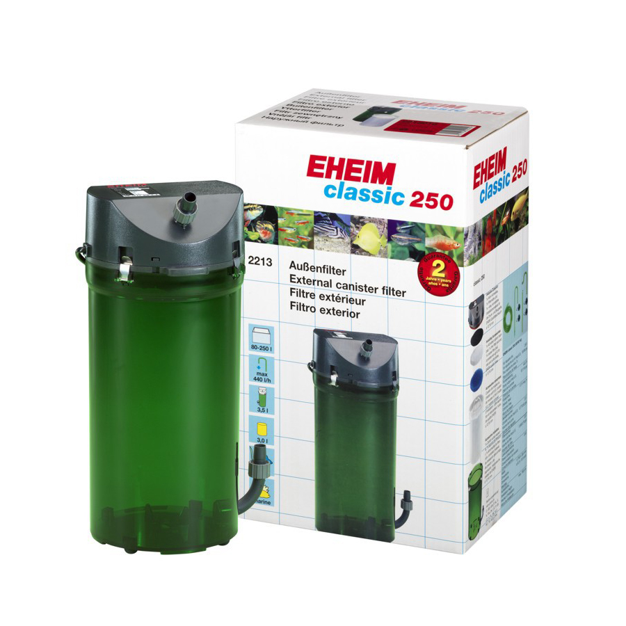 Т00017756 Фильтр Classic Plus внешний для аквариумов до 250л EHEIM 