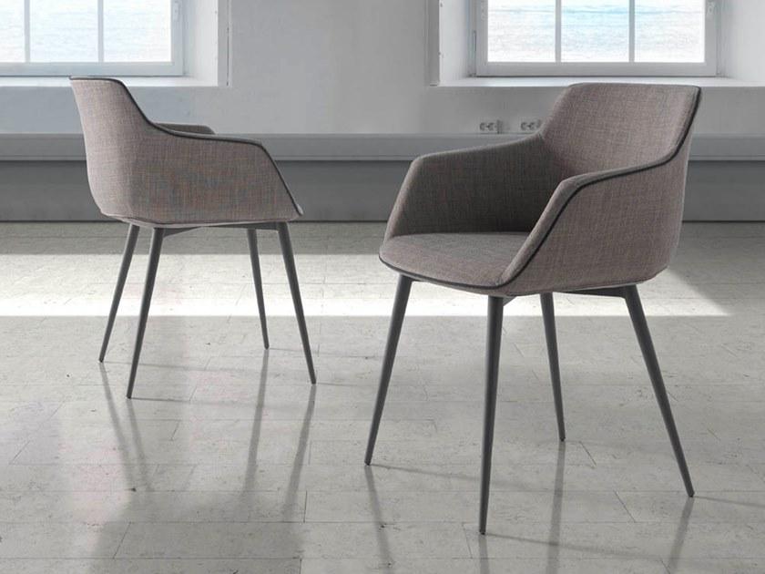 Angel Cerdá Стул из ткани с подлокотниками New chair 4005 a116 Angel Cerda - Вид №4