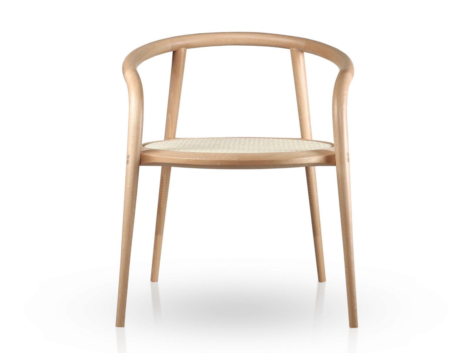 Стул из бука с подлокотниками Branca Lisboa ARANHA ARCH-00062003