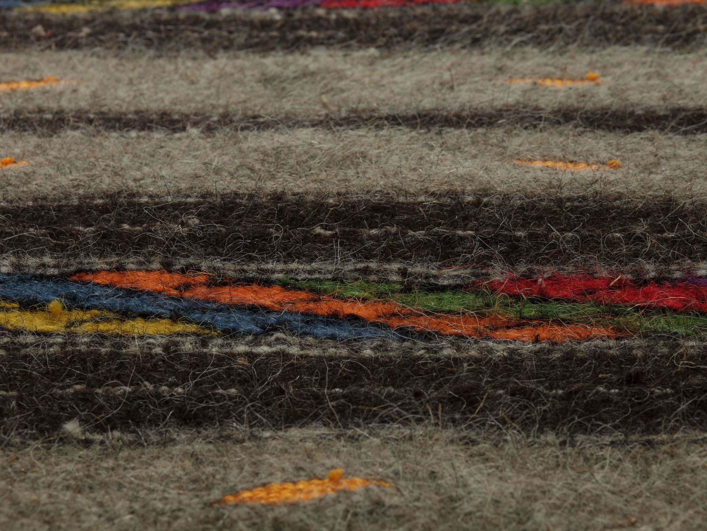 Полосатый шерстяной ковер ручной работы Eugenia Pinna ELEGIO ARCH-00056086 - Вид №3