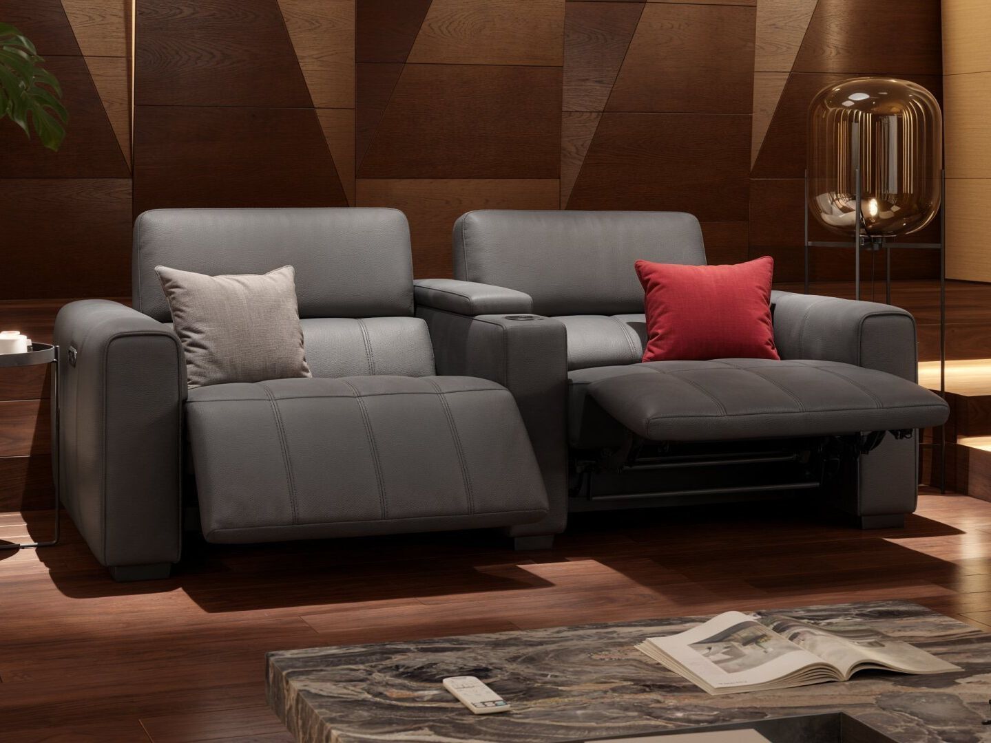 2-местный кожаный диван Sofanella Малибу ARCH-00090653 - Вид №1