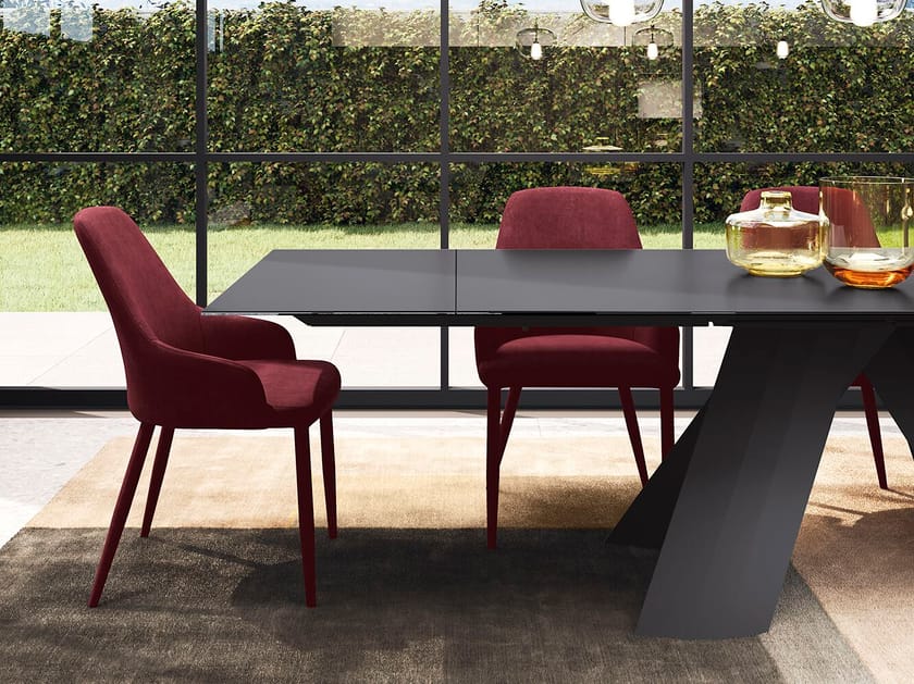 Тканевый стул с подлокотниками Febal Casa NINA ARCH-00148758