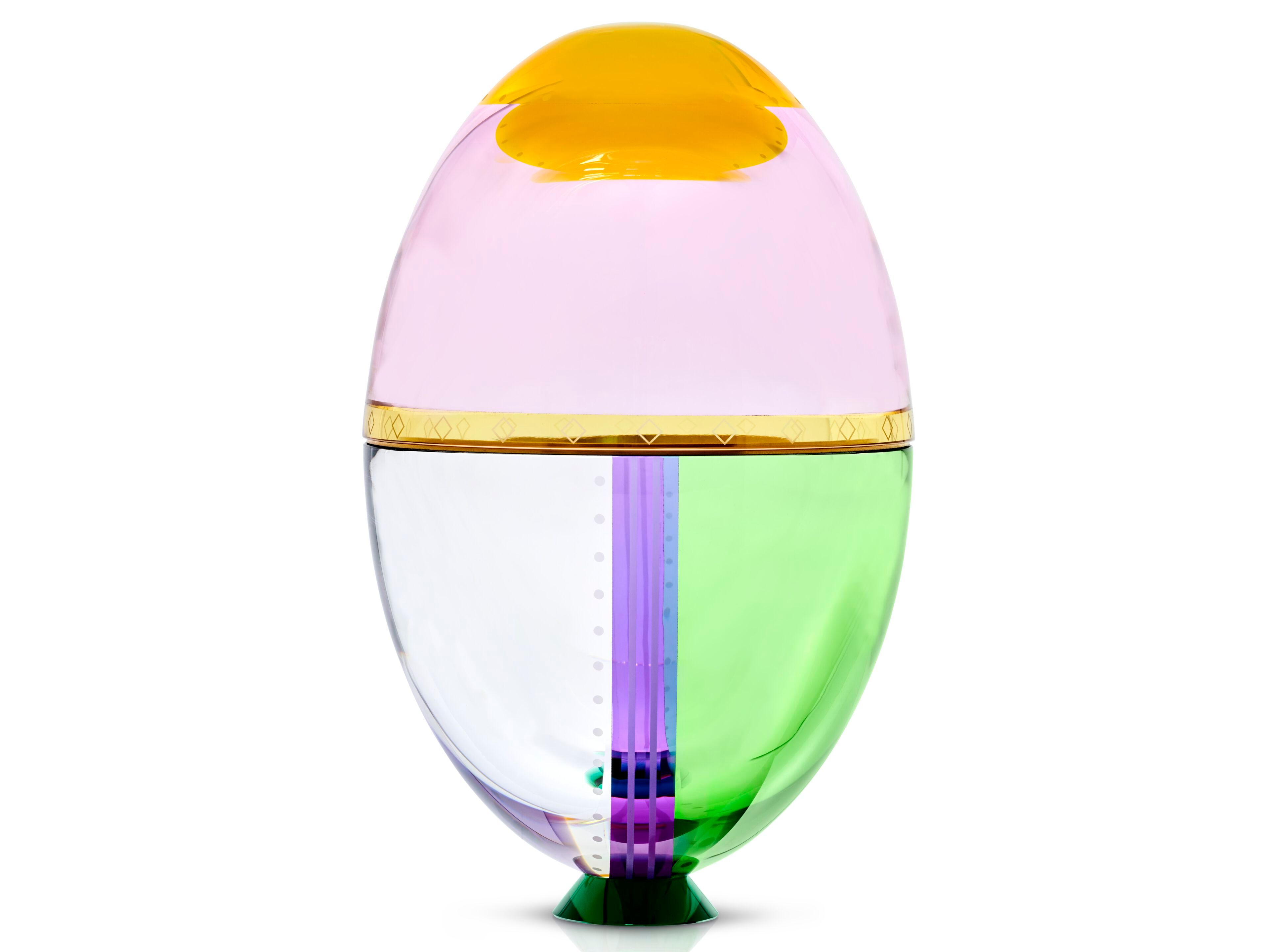 Шкатулка для драгоценностей / безделушка из хрусталя Reflections Copenhagen FANTASIA EGG LARGE ARCH-00134802