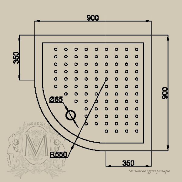20418 Душевой уголок Migliore Diadema - Вид №4