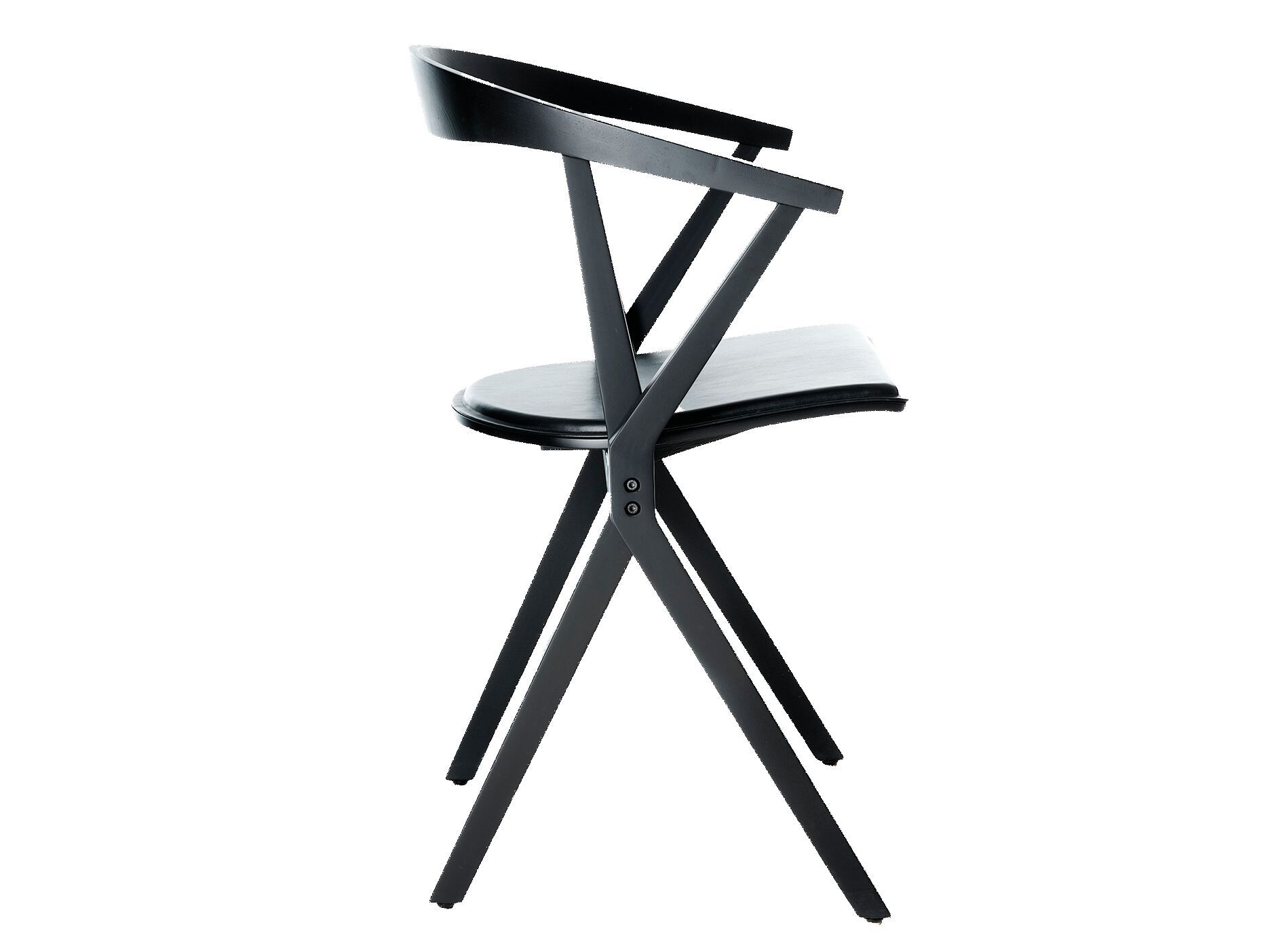 Деревянный складной стул с подлокотниками со встроенной подушкой BD Barcelona CHAIR B ARCH-00093134