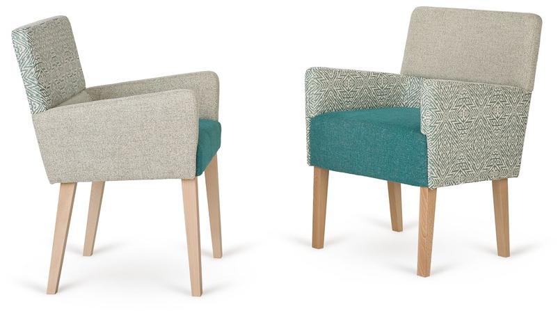 Paged Стул с обивкой и подлокотниками Zap sun-id-1349145 - Вид №2