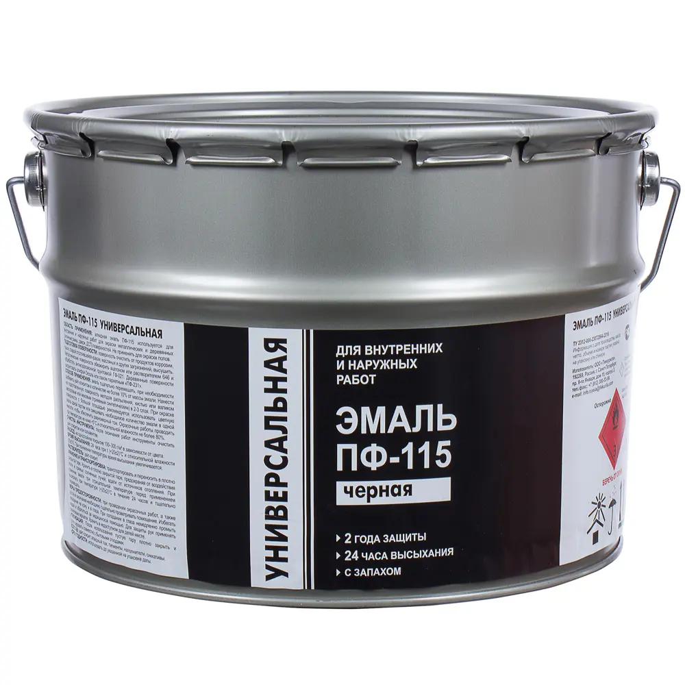 Эмаль ПФ-115 Эконом цвет хаки 9 кг Santreyd STLM-2066819 - Вид №1