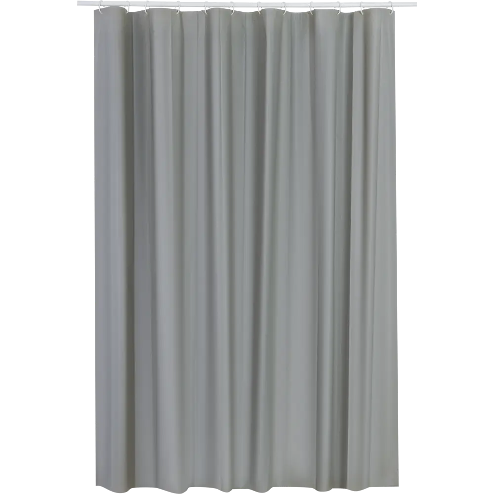 Штора для ванной Аквалиния PE1148Q 180x200 см PEVA цвет серый STLM-2131196