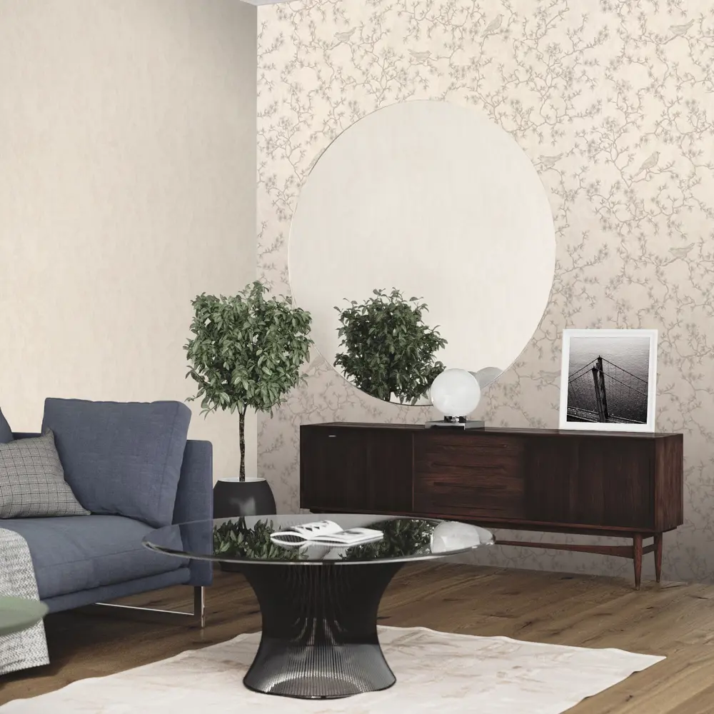 Обои флизелиновые Euro Decor Edem бежевые 1.06 м ED7166-01 84804566 STLM-2198610 - Вид №3