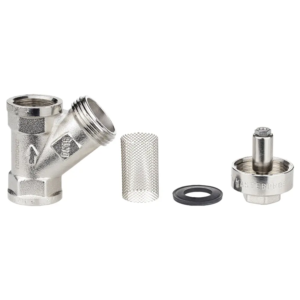 Фильтр косой MPF 1/2" для воды внутренняя резьба 500 мкм латунь Santreyd STLM-2211591 - Вид №2