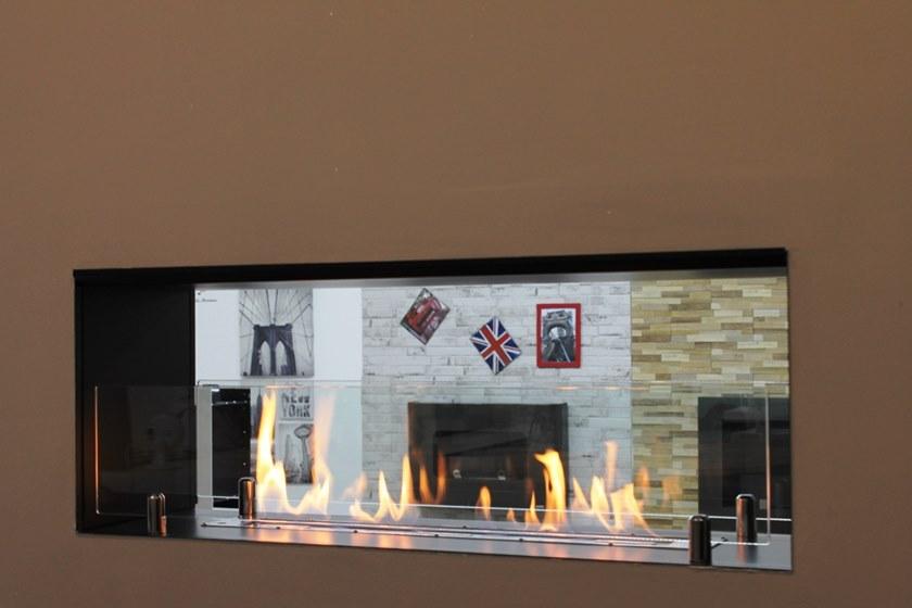 bioKamino Встроенный двухсторонний камин на биоэтаноле Bkbf sun-id-1399034 - Вид №2