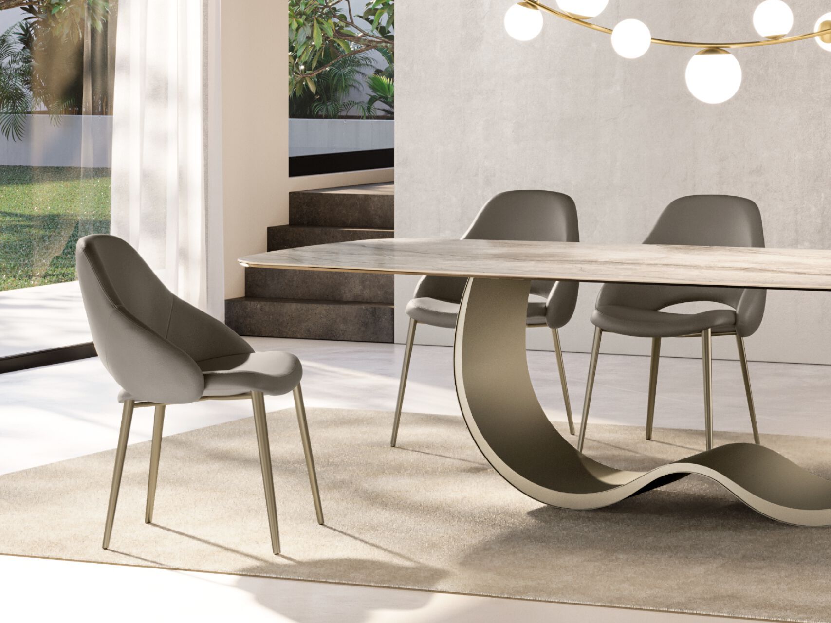 Мягкий стул EFORMA силуэт ARCH-00124151 - Вид №1