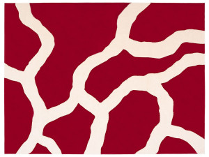 Ковер ручной работы с геометрическим рисунком