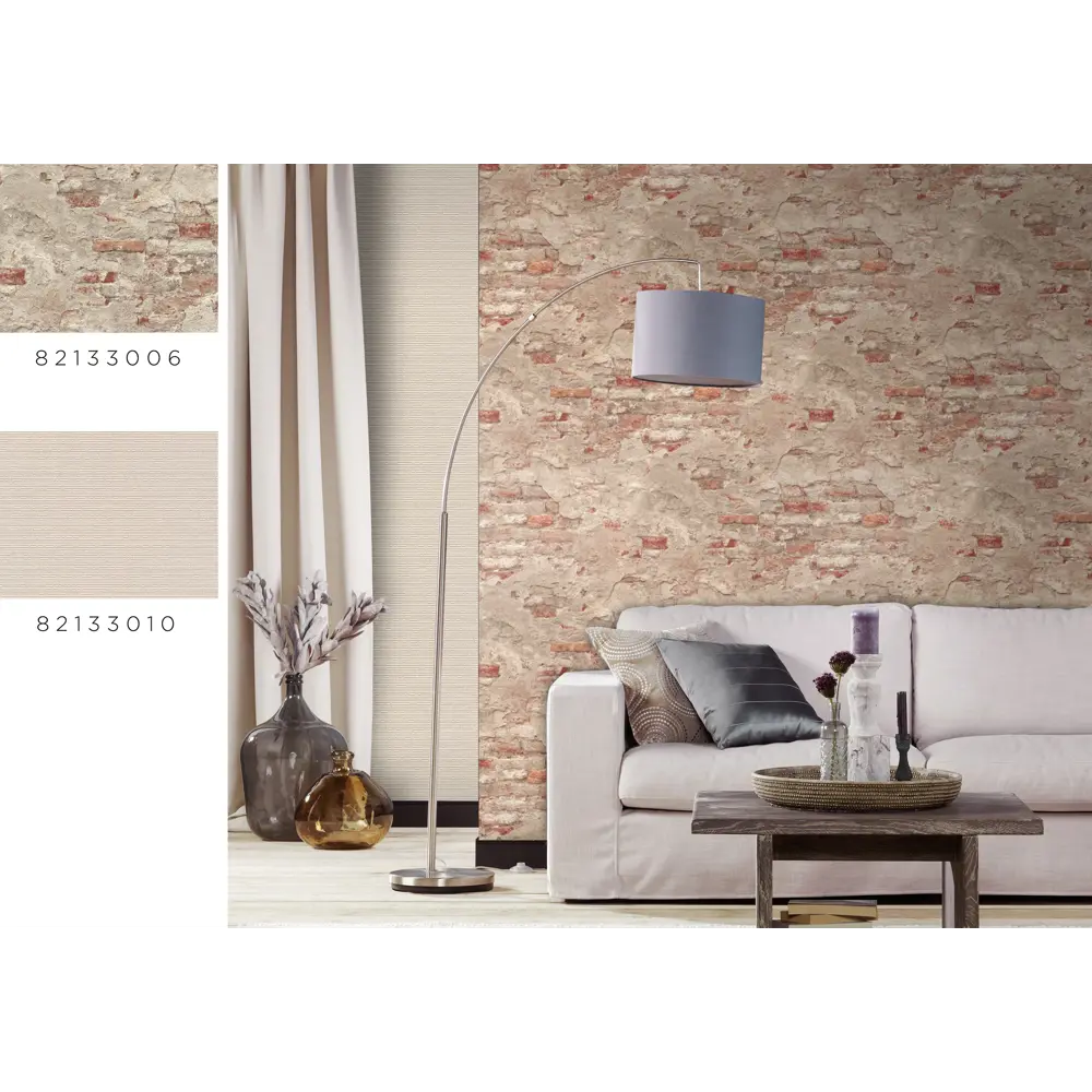 Обои флизелиновые Rasch Factory бежевые 0.53 м 939224 STLM-2068044 - Вид №5