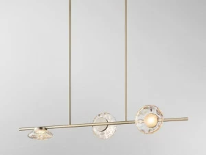 Ross Gardam Светодиодная подвесная лампа из анодированного алюминия и стекла Ceto