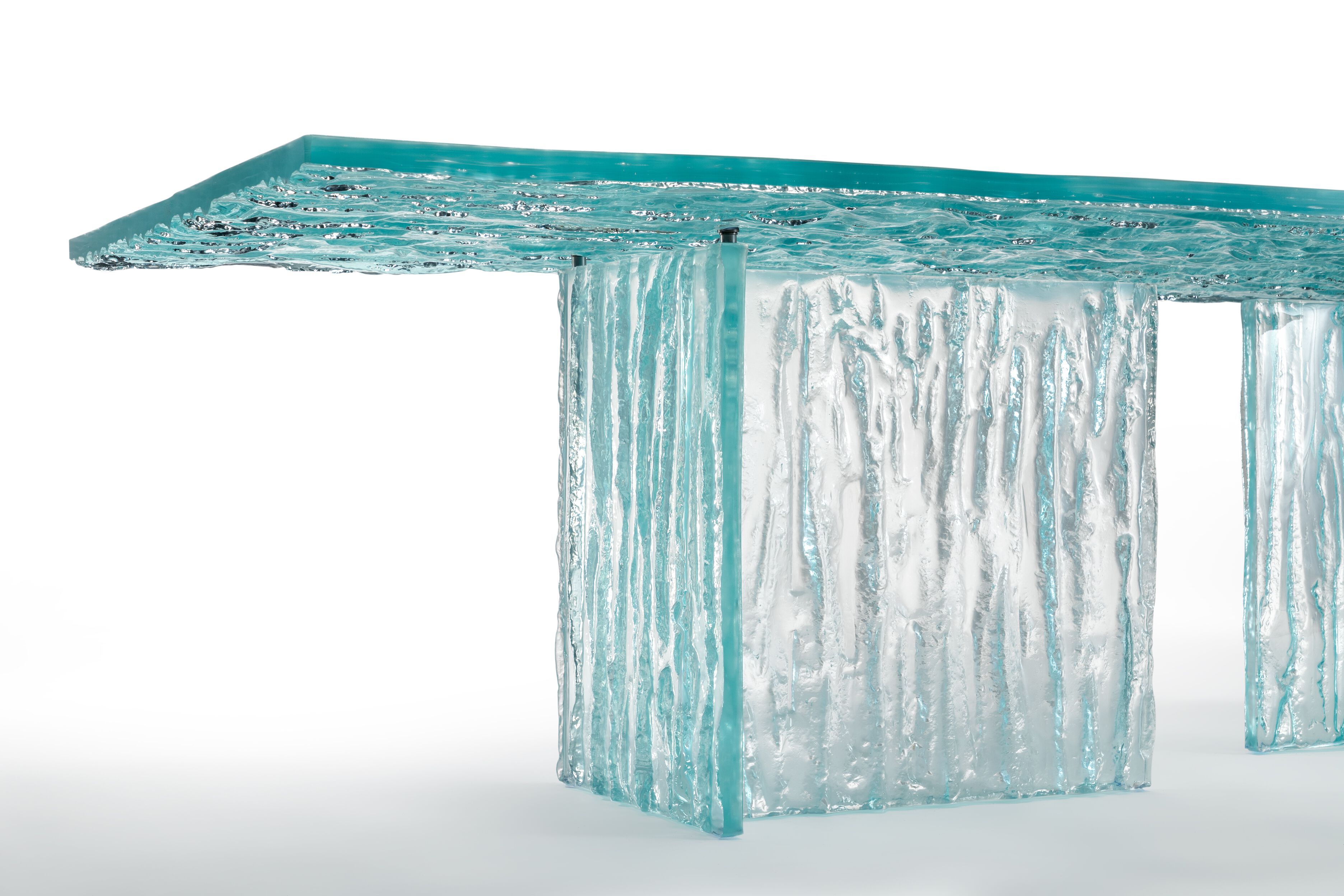 Прямоугольный стеклянный стол REFLEX ARCH-00000704 - Вид №1