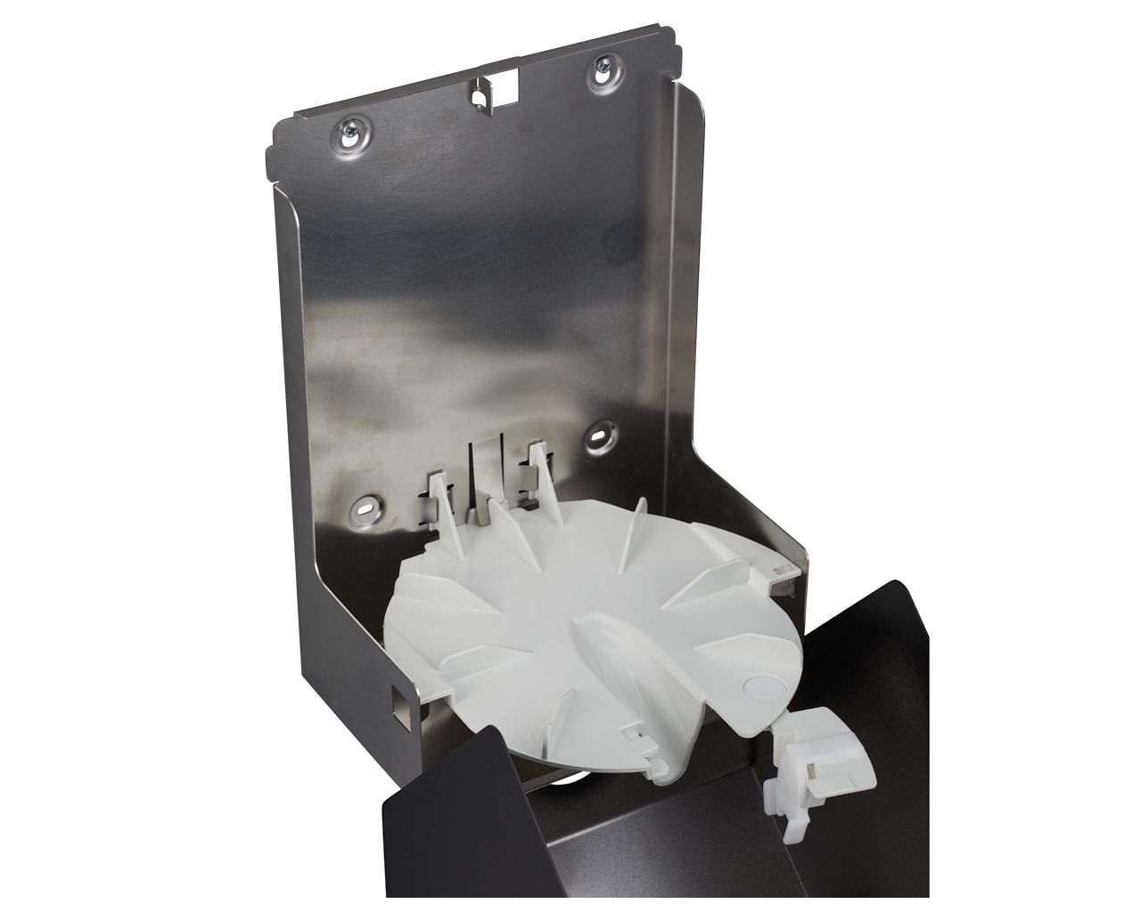 CSC102 Контейнер для бумажных полотенец в рулонах STELLA BLACK LINE MAXI, черный Merida  - Вид №3