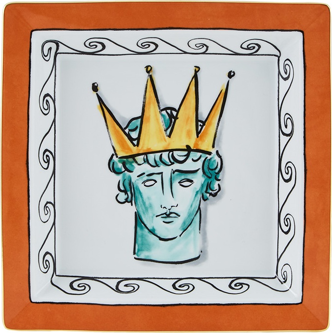 10647748 Richard Ginori Тарелка сервировочная квадратная 24.5 см Фарфор 