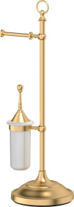 STI 333 Стойка с 2-мя аксессуарами для туалета 80 cm 3SC STILMAR MATTE GOLD