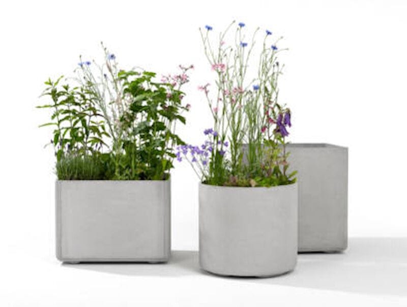 Бетонный низкий садовый горшок SWISSPEARL Softline ARCH-00038624 - Вид №1