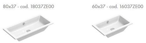 Накладная раковина под столешницу  овальная CERAMICA CATALANO New zero sun-id-1432074 - Вид №1