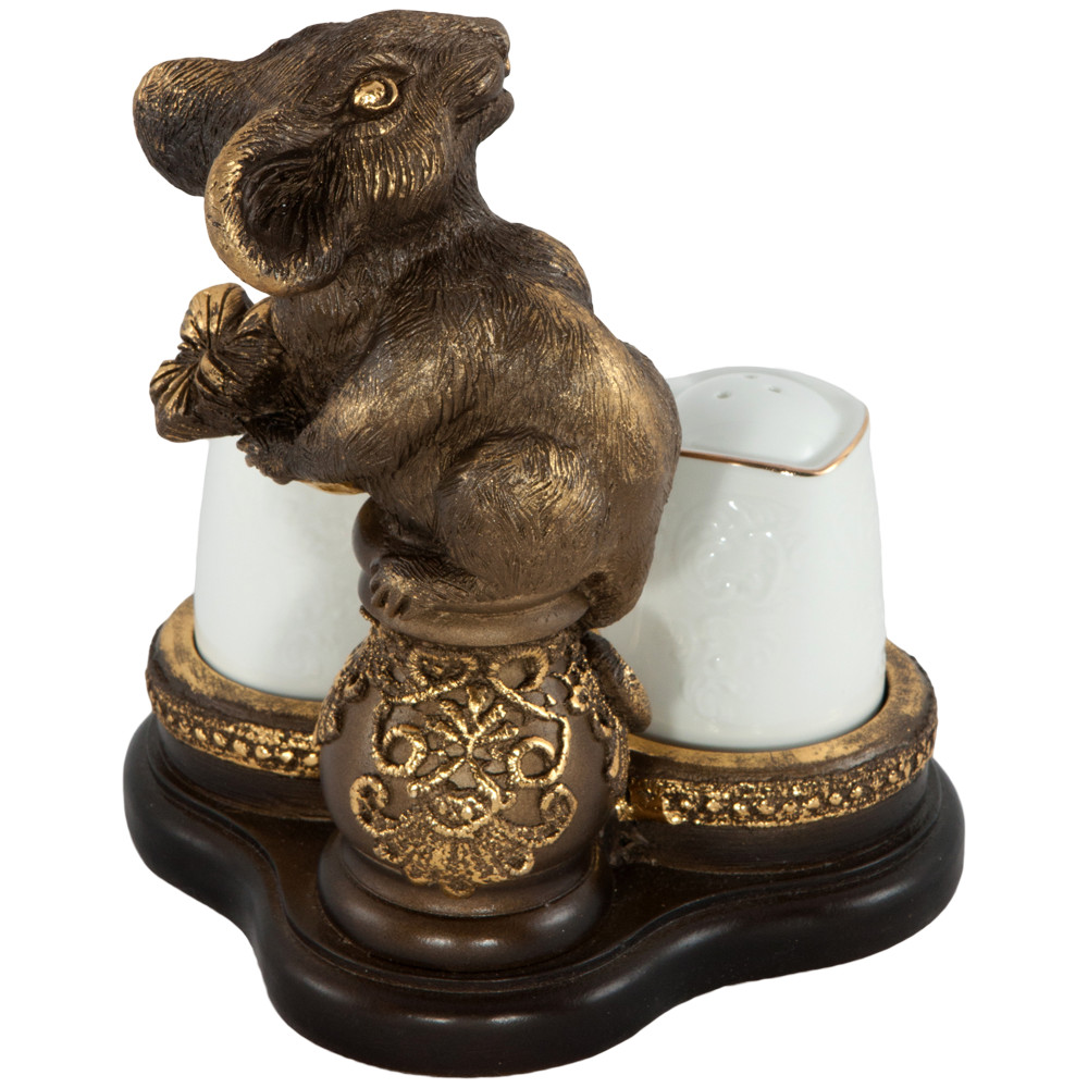 72007 Подставка под специи Мышонок Пит Бронза BOGACHO 4627170348518 - Вид №2